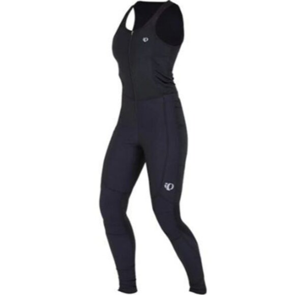 Pearl Izumi Black Elite Series Cycling Drop Tail Bib Tights Women's XL Thermal - Picture 1 of 13